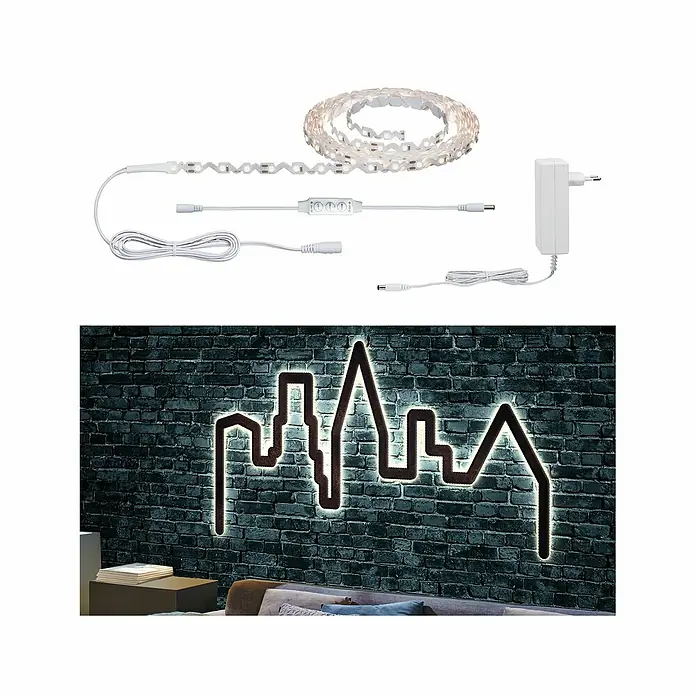 Paulmann LED szalag Function FlexLED - 5 m, Színhőmérséklet: Meleg fehér - Hangulatos felvétel