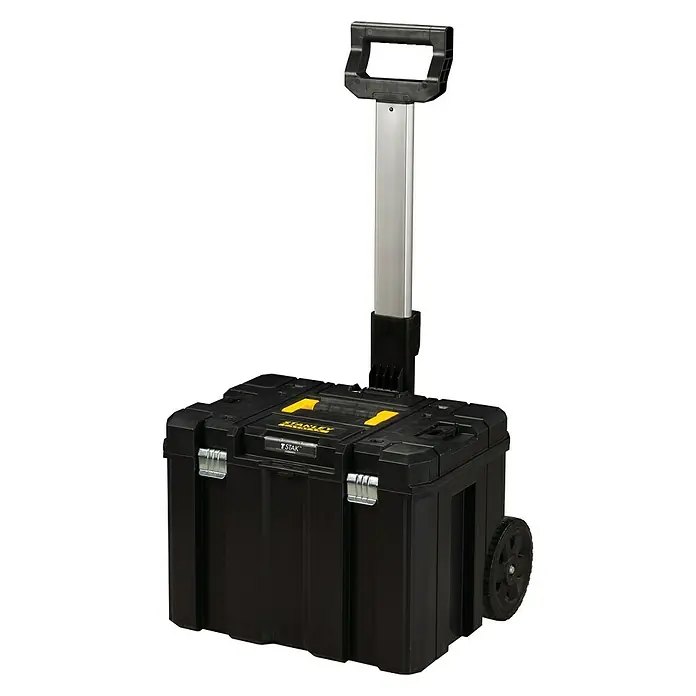 Stanley TSTAK Rollende Profi-Box - Stanley TSTAK-Serie, Ohne Werkzeug - Diagonale Ansicht