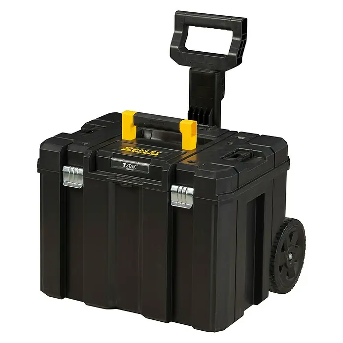 Stanley TSTAK Rollende Profi-Box - Stanley TSTAK-Serie, Ohne Werkzeug - Diagonale Ansicht
