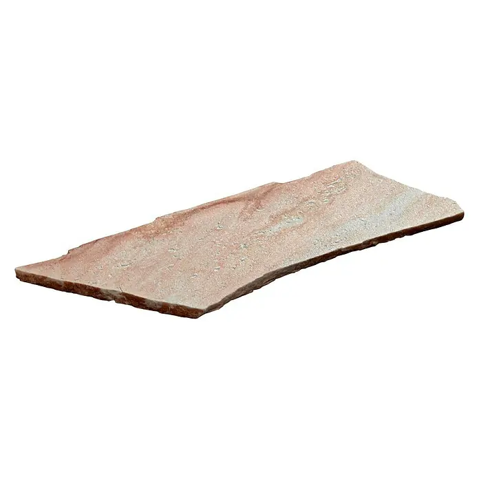 Polygonalplatte - Kupfer, Quarzit, Inhalt: 0,25 m² - Diagonale Ansicht