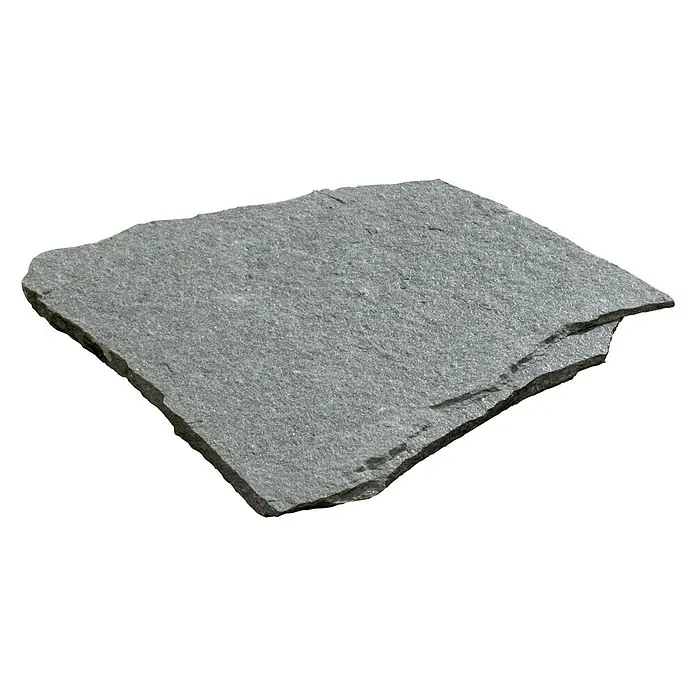 Polygonalplatte - Silber, Quarzit, Inhalt: 0,25 m² - Diagonale Ansicht