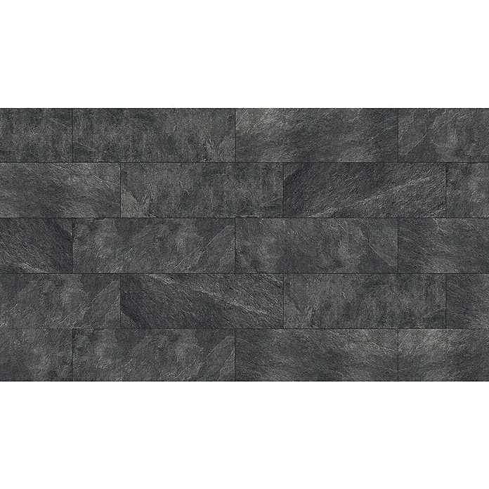 Terrassenfliese Cera 2.0 - 40 x 120 x 2 cm, Museo Ardesia Nero, Matt - Draufsicht