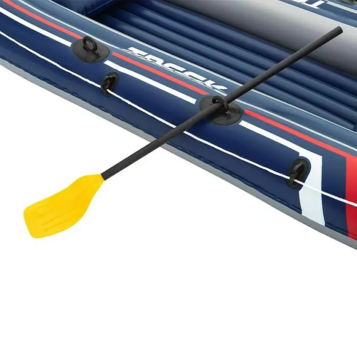 Bestway Gumeni čamac na napuhavanje Treck X3 - 307 x 126 x 39 cm, Prikladno za: 3+1 osobe, Nosiva sila: 270 kg - Detaljan prikaz