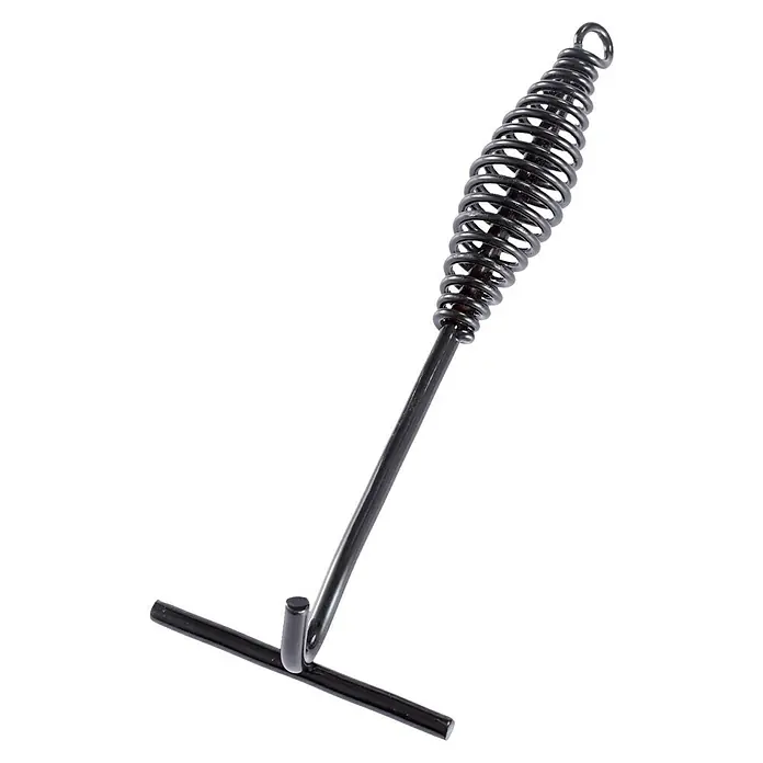 Deckelheber - Länge: 40 cm, Geeignet für: Feuertopfdeckel, Schwarz - Diagonale Ansicht
