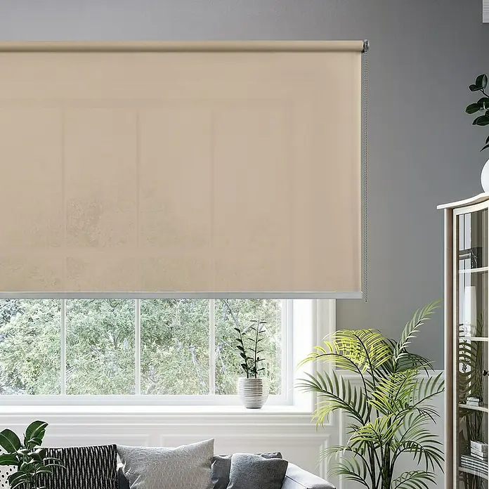 Estor enrollable Calm - An x Al: 160 x 250 cm, Camel - Foto ambiente
