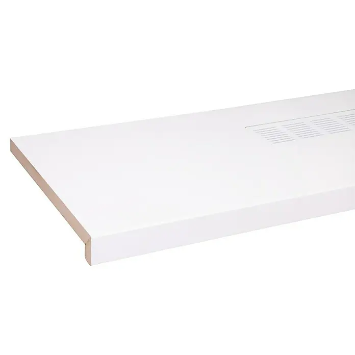 CanDo Radiatorbekleding Vensterbank - 160 x 30 cm, 36 mm, Wit - Close-up