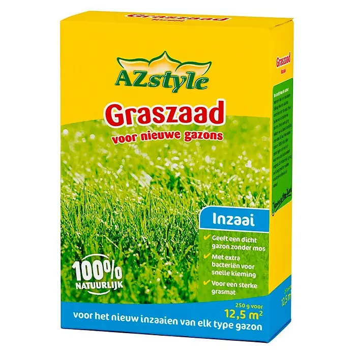 ECOstyle Graszaad voor bijzaai nieuw gazon - 250 g - Vooraanzicht