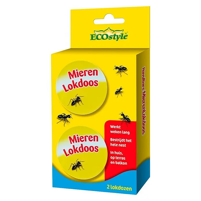 ECOstyle Mierenlokdozen - 2 stk. - Vooraanzicht
