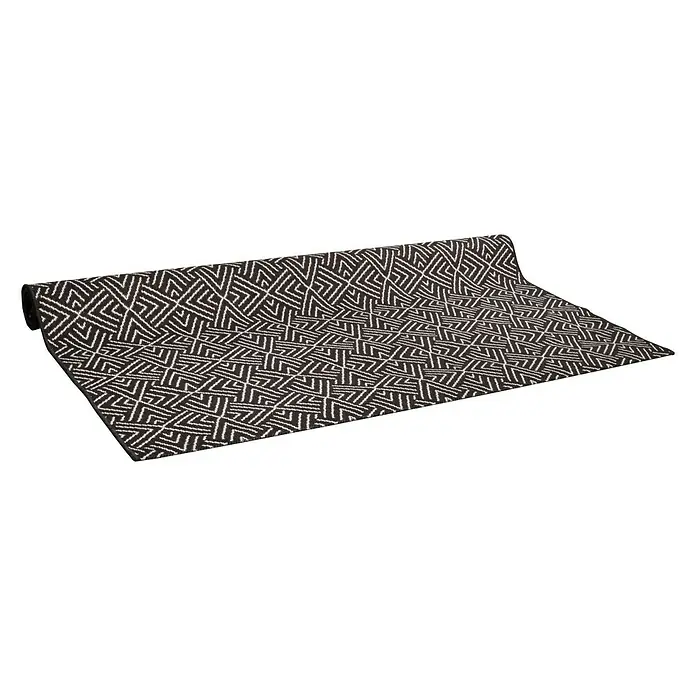 Vloerkleed Silly - Grijs, 160 x 230 cm, Polypropyleen - Diagonaal zicht