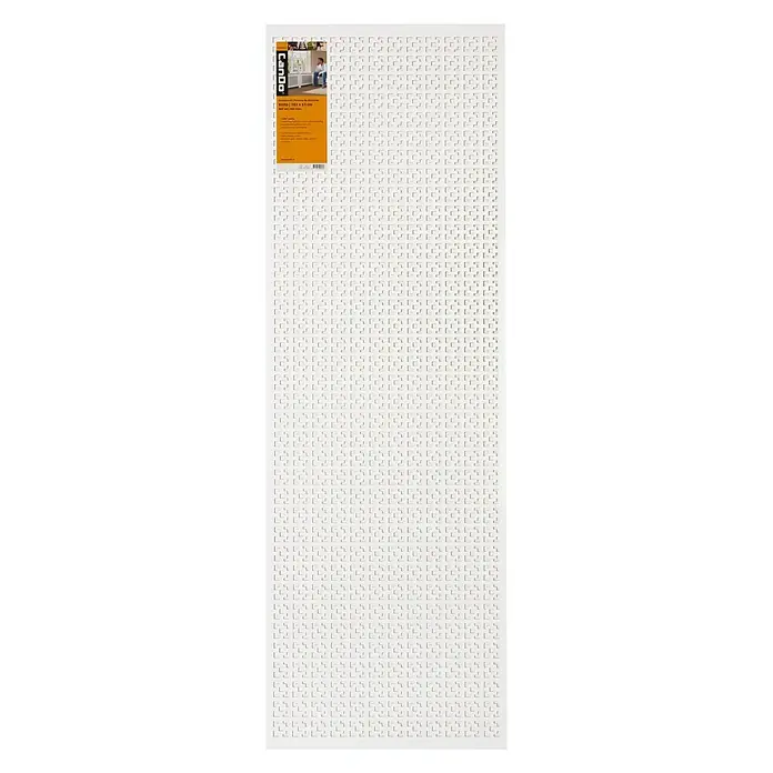 CanDo Radiatorbekleding Decorpaneel Kreta - 183 x 61 cm, 3,2 mm, Wit - Vooraanzicht