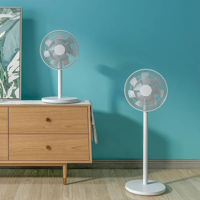 Xiaomi Ventilador de pie Smart Fan 2 - Blanco, Diámetro: 35,5 cm, 15 W - Foto ambiente