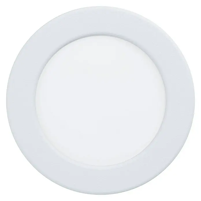Eglo LED-Einbauleuchte rund LED-Einbauspot 3000k Fueva 5 - 5,5 W, Warmweiß - Vorderansicht