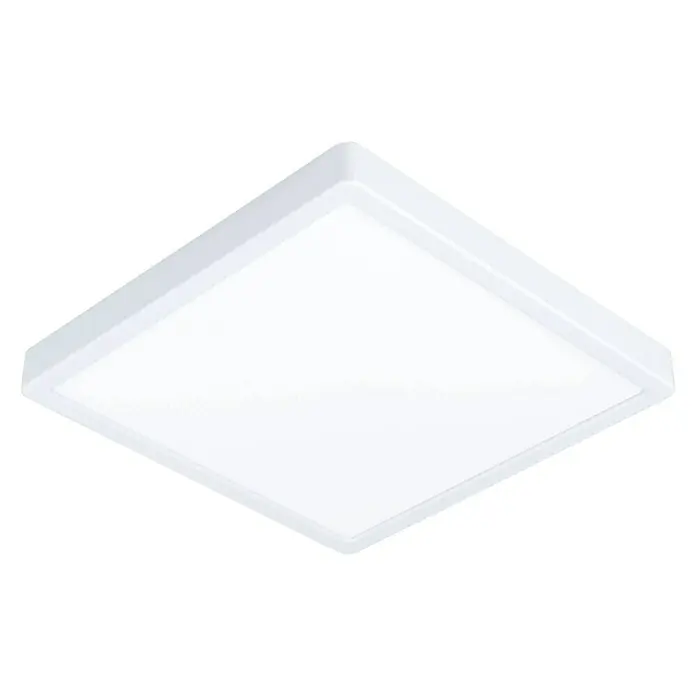 Eglo LED-Deckenleuchte Fueva 5 - 20 W, L x B x H: 28 x 285 x 285 mm, Weiß, Neutralweiß - Diagonale Ansicht