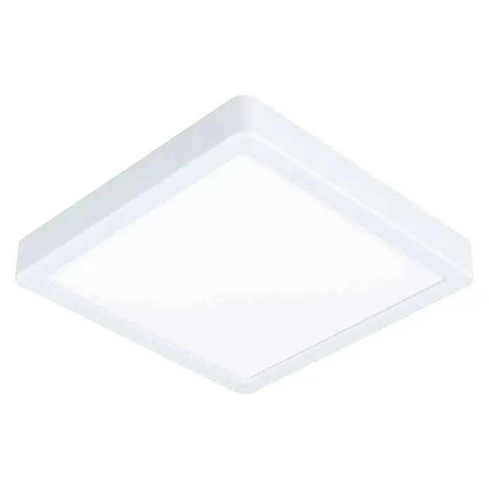 Eglo LED-Deckenleuchte Fueva 5 - 16,5 W, L x B x H: 28 x 210 x 210 mm, Weiß, Neutralweiß - Diagonale Ansicht