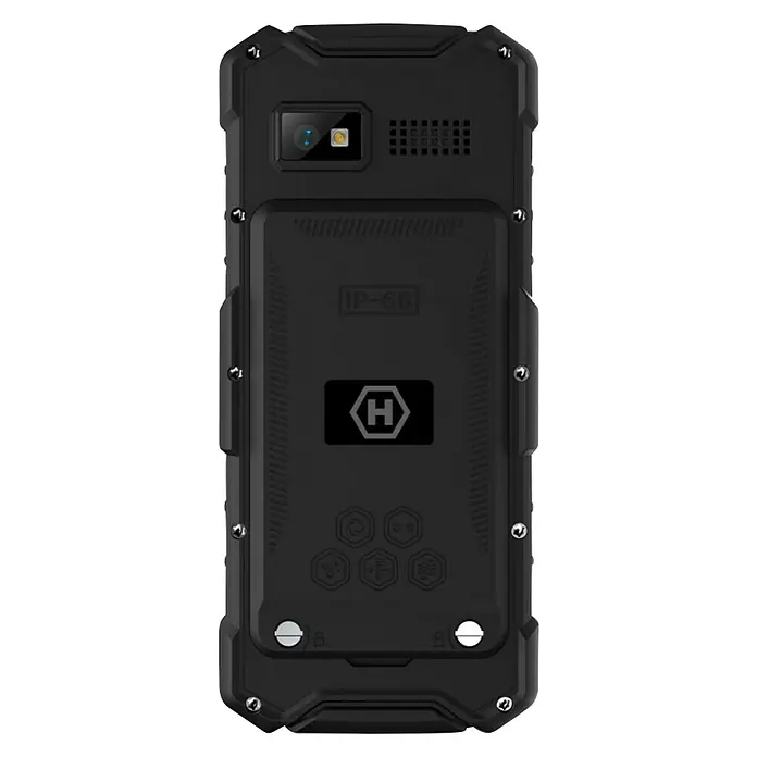 Teléfono móvil Hammer 5 Smart - Negro, L x An x Al: 1,7 x 6,1 x 13,7 cm, 4G LTE, 4 GB - Vista trasera