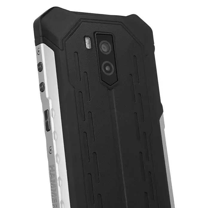 Smartphone Hammer Iron 3 - Negro/Plateado, L x An x Al: 1,3 x 7,7 x 15,8 cm, 4G LTE, 32 GB - Primer plano