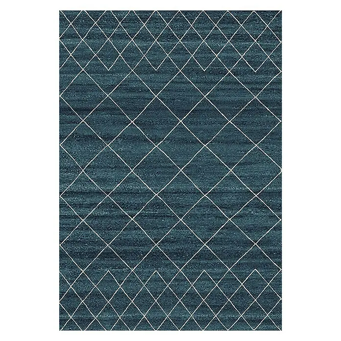 Vloerkleed Elise - Blauw, 160 x 230 cm, Polypropyleen - Vooraanzicht