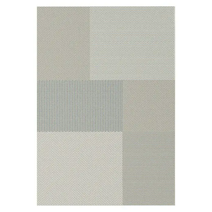 Vloerkleed Nouk - Grijs, 160 x 230 cm, Polypropyleen - Vooraanzicht