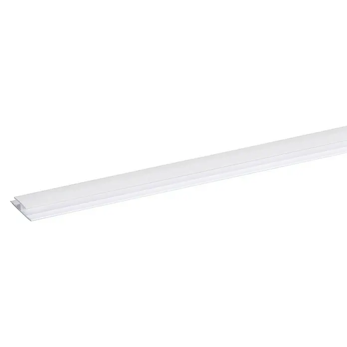 Koppelprofiel plaat < 4 mm - 260 cm, Kunststof - Close-up
