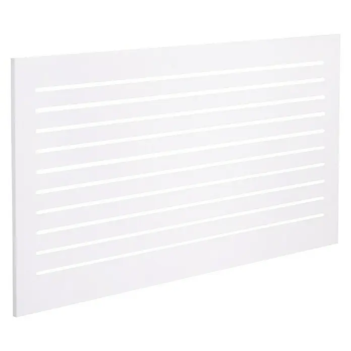 CanDo Radiatorbekleding Chester - 50 x 100 cm, 12 mm, Wit - Diagonaal zicht