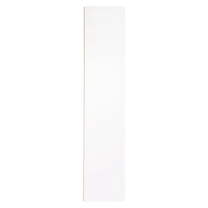 CanDo Zijplank Radiatorbekleding - 110 x 23,5 cm, 15 mm, Wit, 2 st. - Vooraanzicht