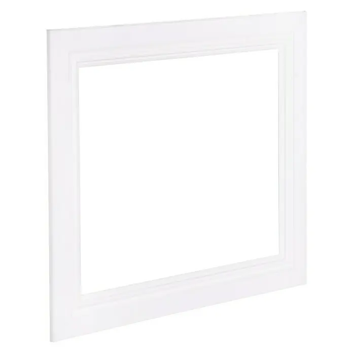 CanDo Radiatorbekleding Traditional - 50 x 60 cm, 12 mm, Wit - Diagonaal zicht