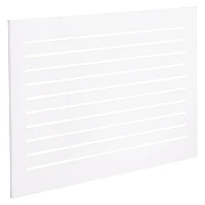 CanDo Radiatorbekleding Chester - 50 x 80 cm, 12 mm, Wit - Diagonaal zicht