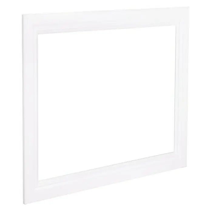 CanDo Radiatorbekleding Traditional - 60 x 80 cm, 12 mm, Wit - Diagonaal zicht