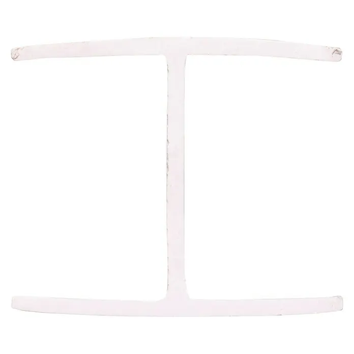 Koppelprofiel plaat < 18 mm - 260 cm, Kunststof - Vooraanzicht