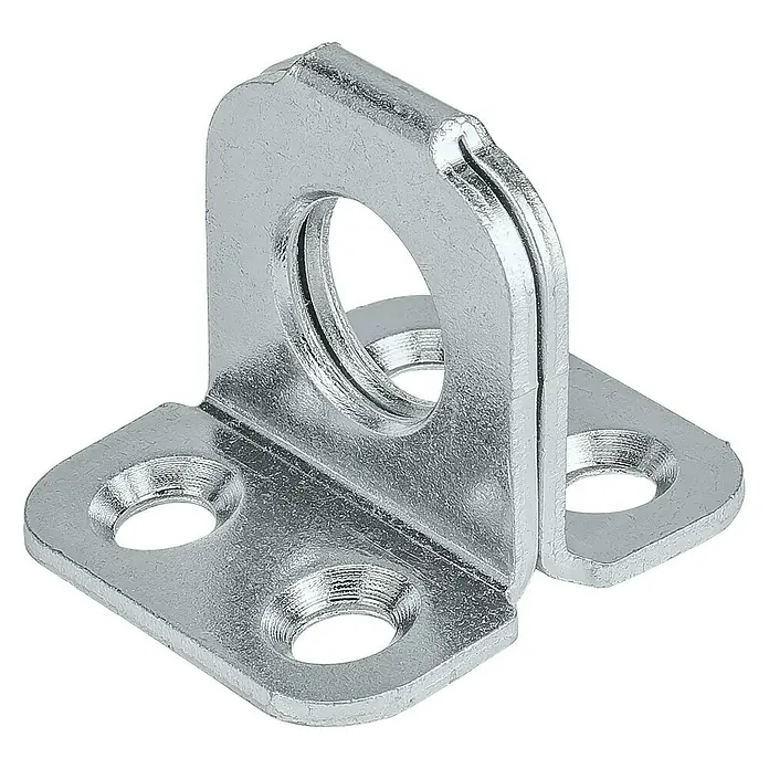 Stabilit Ösenplatte - L x B: 42 x 45 mm, Verzinkt - Diagonale Ansicht