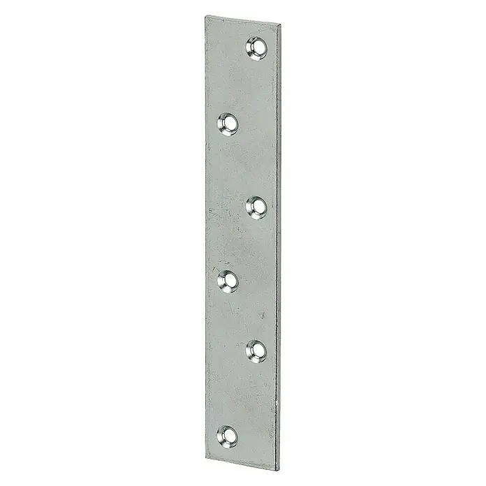 Stabilit Verbindungsblech - L x B: 190 x 35 mm, Verzinkt - Diagonale Ansicht