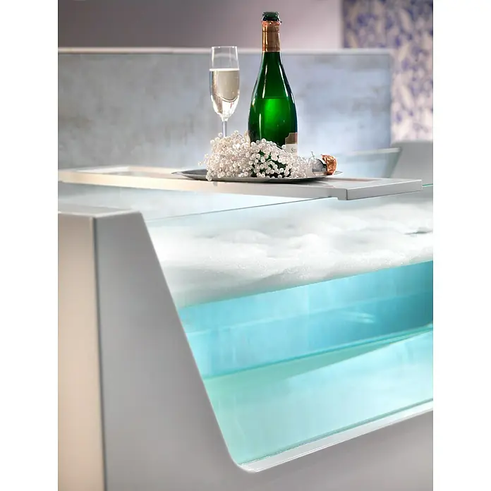 Ottofond Freistehende Badewanne Optic - 181 x 81 cm, Mineralguss, Weiß - Stimmungsaufnahme