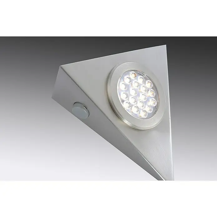Paul Neuhaus LED-Unterbauleuchten-Set - 2,5 W, Warmweiß, Dreieckig, 3 Stk. - Detailaufnahme