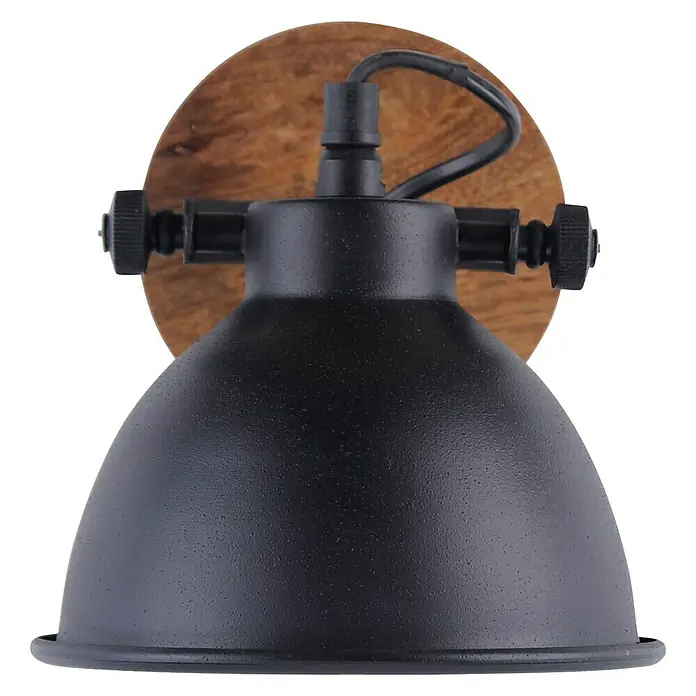LeuchtenDirekt Samia Foco de una luz - 40 W, L x An x Al: 22,5 x 15,5 x 15,5 cm, E14 - Vista descendente