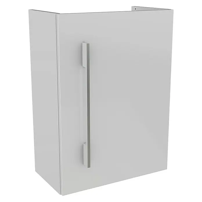 Camargue Stella Mini Fürdőszoba bútor szett - 45 cm, Magas fényű - Szögletes nézet