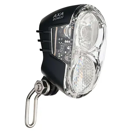 Axa  Koplamp, werkt met dynamo Echo30 Steady Auto