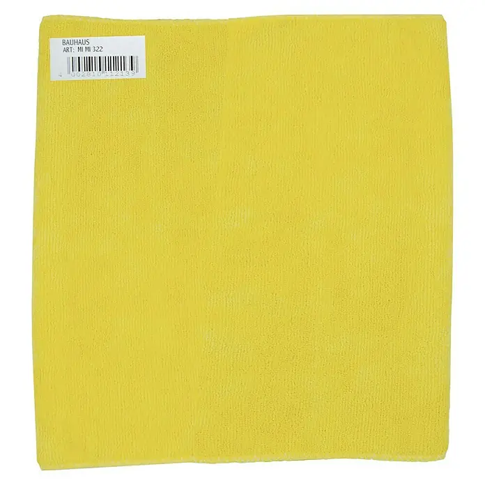 Flinka Profi-Line Mikrofasertuch - 1 Stk., 32 x 32 cm, Gelb - Vorderansicht