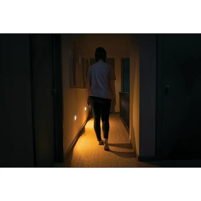 Mr. Beams LED-Nachtlicht - Weiß, 20 lm, Lichtfarbe: Bernstein - Anwendungsbeispiel