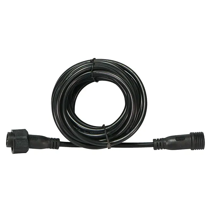 Alargo para panel solar - Largo: 4 m, Negro - Vista frontal