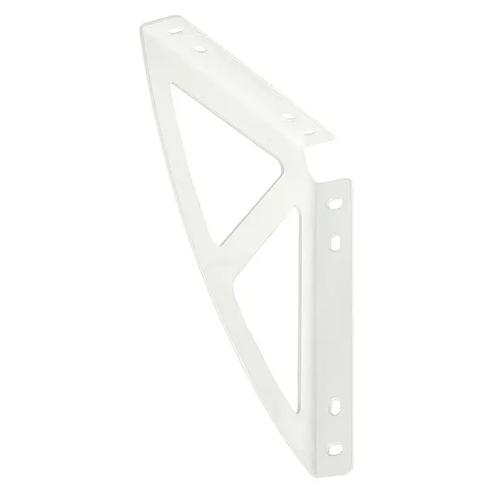 Systemkonsole - L x B x H: 200 x 25 x 200 mm, Weiß, Belastbarkeit: 70 kg - Diagonale Ansicht