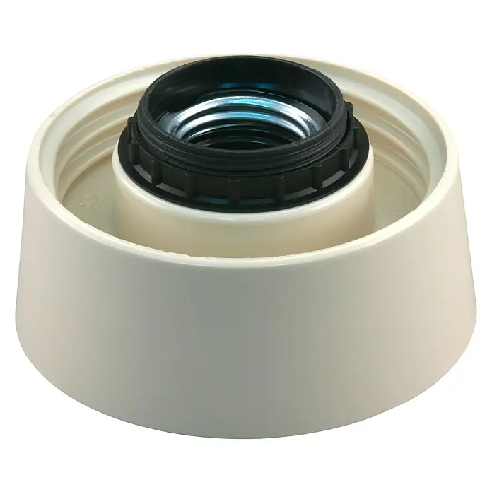 Lampfitting 40 W - Kunststof, Ivoor - Top-down weergave