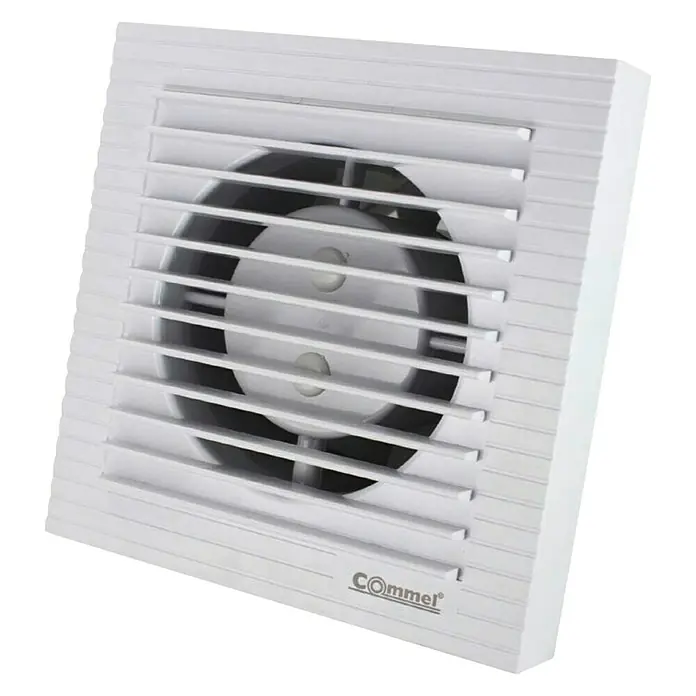 Commel Kupaonski ventilator - Bijele boje, 12 W - Dijagonalni pogled