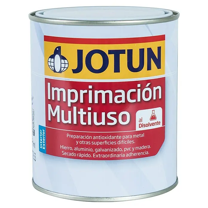 Jotun Imprimación multiuso al disolvente - Blanco, 4 l - Vista frontal