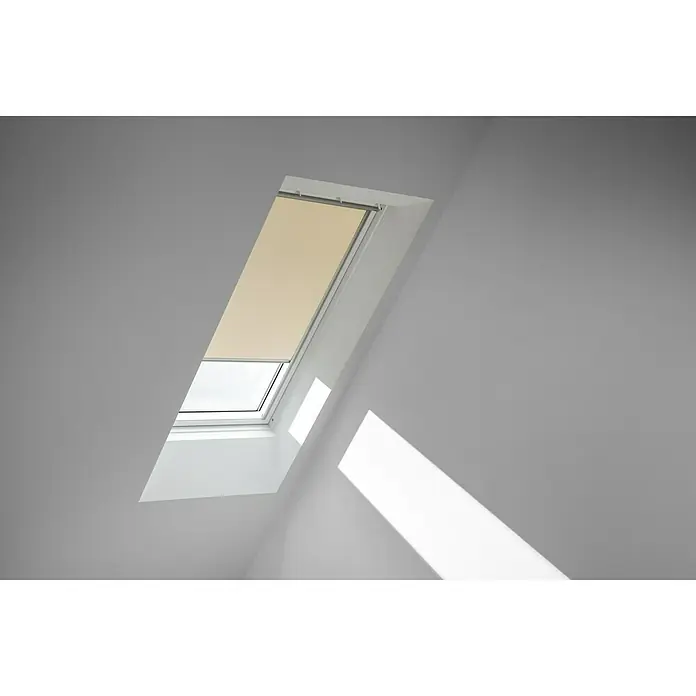Velux Rolo za strešno okno [SI] DKL M08 1085S - Barva: [SI] Hellbeige - 1085S, Barva tirov: [SI] Aluminium, Ročno - Zračna perspektiva