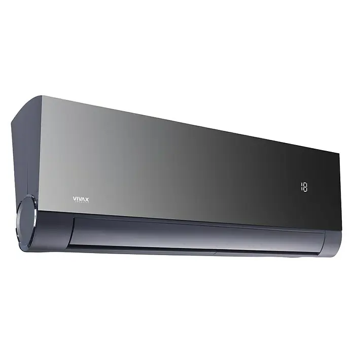Vivax Inverterski klima-uređaj ACP-18CH50AEVI GRAY MIRROR - Maksimalni kapacitet hlađenja po uređaju u W: 5.300 W, Maksimalna snaga grijanja u W: 5.500 W, R32 - Dijagonalni pogled