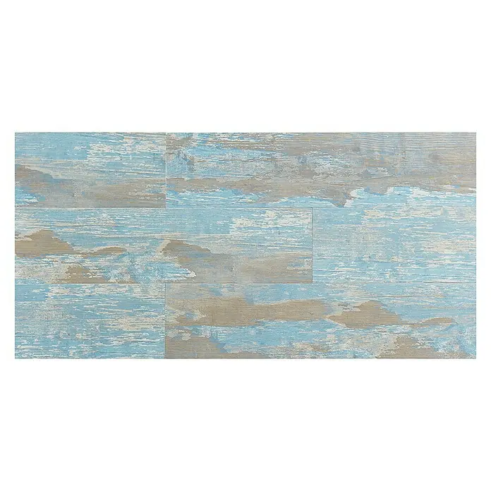 Grosfillex Panel de revestimiento Element Wood Compact Cabane Azul - 120 cm x 15,4 cm x 6 mm - Vista superior