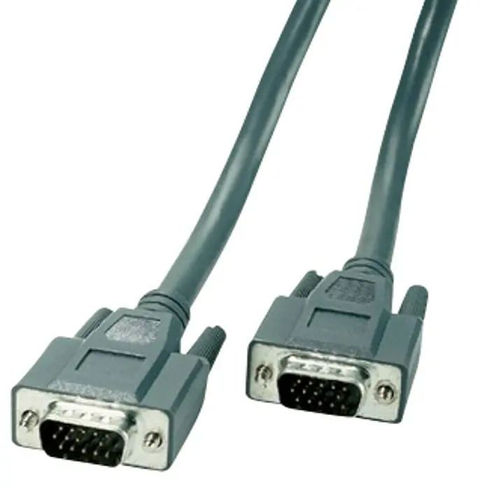 Vivanco Cable de red Db15 m/m - Largo: 1,8 m, Gris - Primer plano