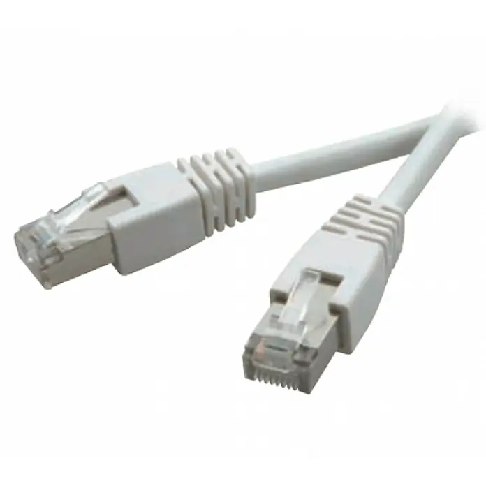 Vivanco Cable de red RJ45 - Largo: 2 m, Blanco - Primer plano