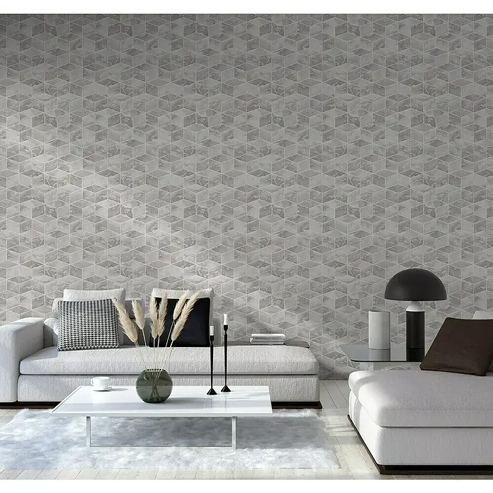 AS Creation Metropolitan Stories II Vliestapete Marmor - Grau/Silber, Steinoptik, 10,05 x 0,53 m - Stimmungsaufnahme