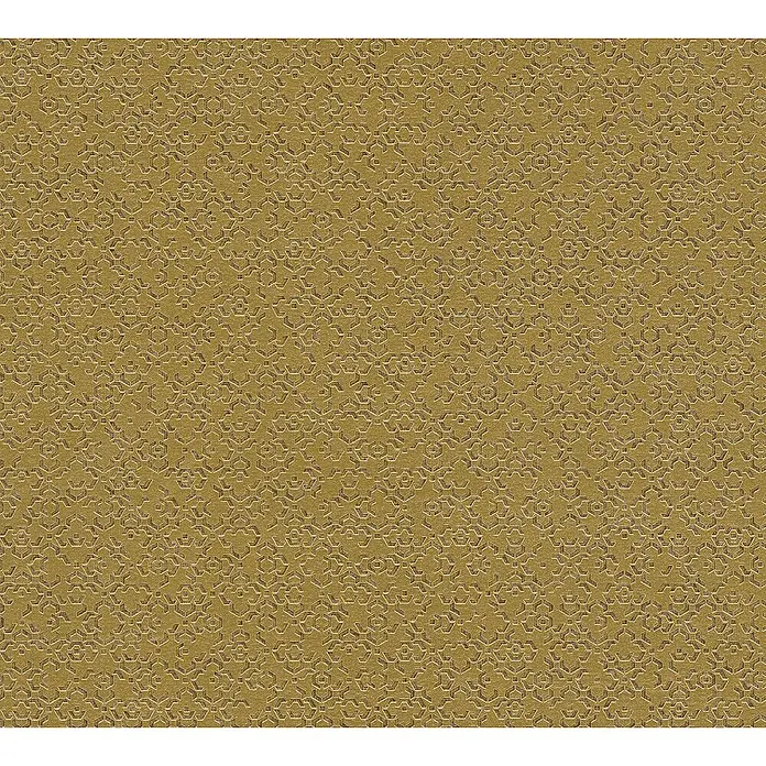 AS Creation Metropolitan Stories II Vliestapete Metallornament - Gold, Uni, 10,05 x 0,53 m - Detailaufnahme